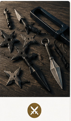 Weapons & Tools. Learn how ninja tools and weapons were actually used in history.