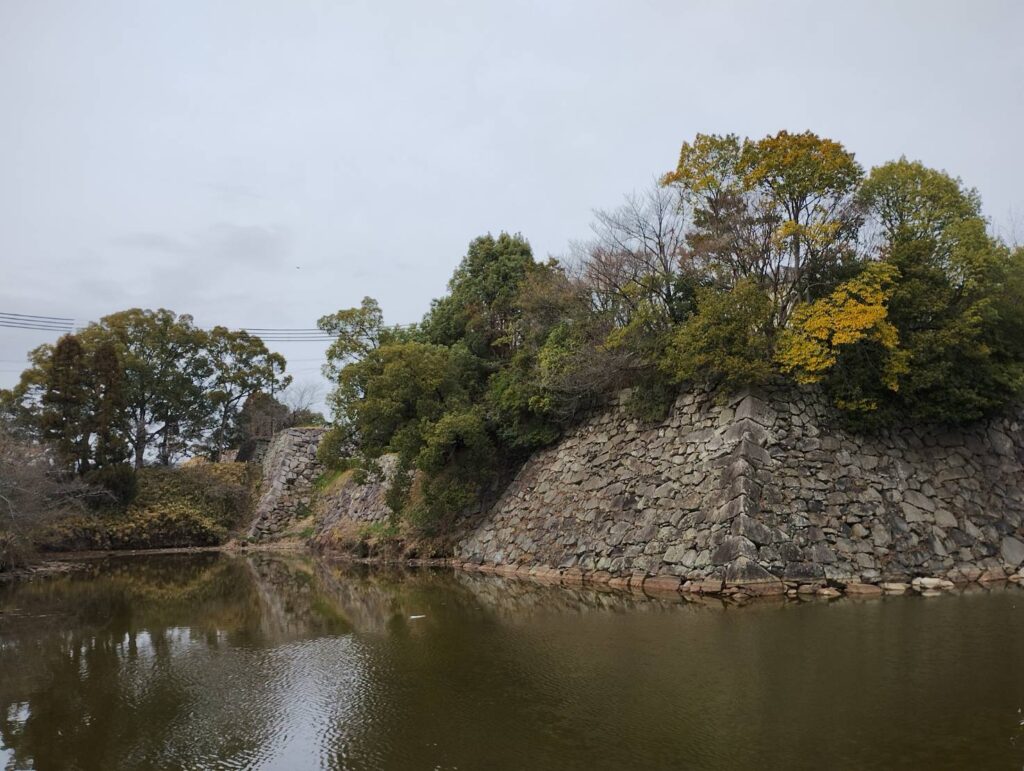 豊臣兄弟、大和郡山城址石垣